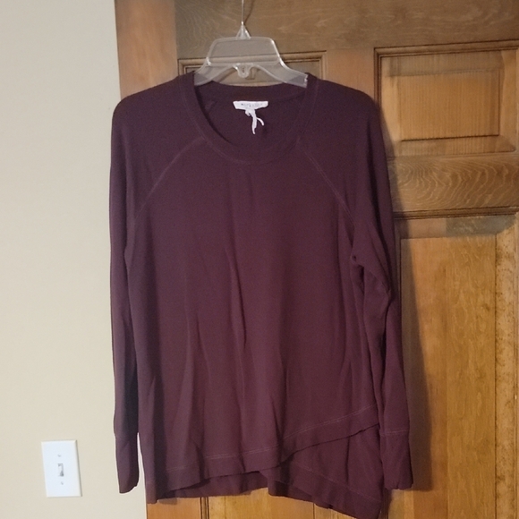 Workshop Republic Clothing Tops - Workshop Burgundy Sweatshirt